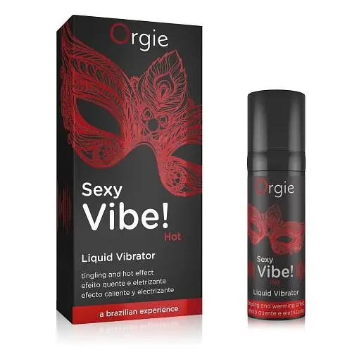 Рідкий вібратор Orgie Sexy Vibe полуниця 15 мл