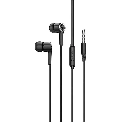 Проводные наушники Hoco M104, 3.5mm, 1.2m, Черный
