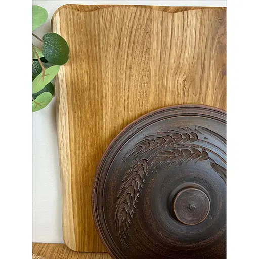 Супник 2.5 літра керамічний (глиняний) різьблений Колосок - фото 7