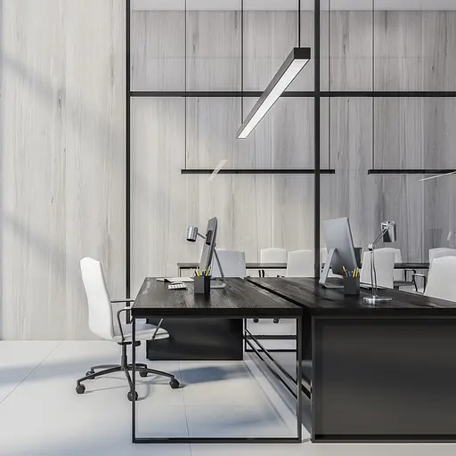 Світлодіодний лінійний світильник Ardero AL4010 30Вт 4000K чорний - фото 2