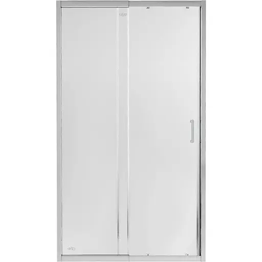 Душові двері в нішу Qtap Taurus CRM201-11.C6 110-120x185 см, скло Clear 6 мм, покриття CalcLess, універсальні, прозорий - фото 1