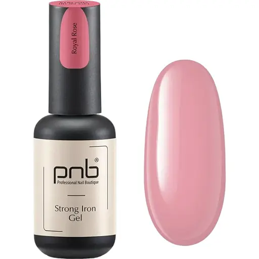 Гель PNB Strong Iron Gel Royal Rose 8 мл - фото 1