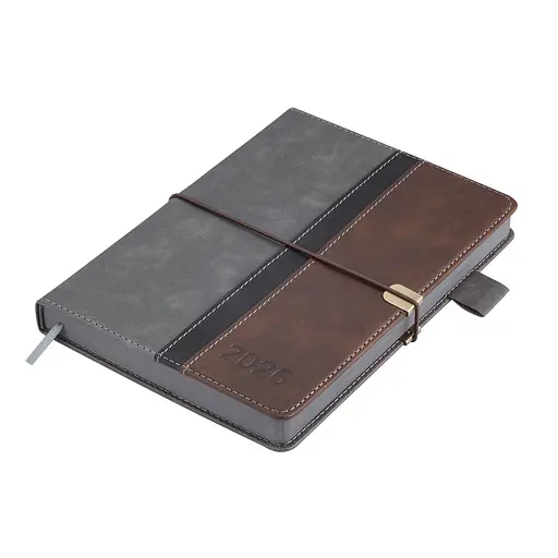 Ежедневник датированный Buromax Libero 2026 A5 серый (BM.2117-09) - фото 2