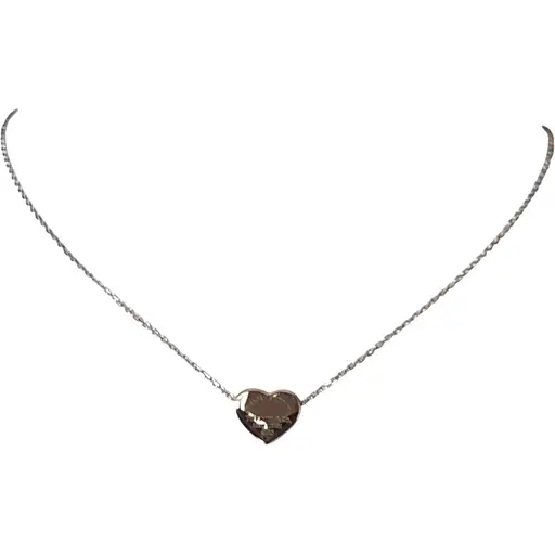 Серебряное колье Qvaliz Сердце. 908-00820