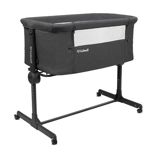 Приставная кроватка Kidwell Snuzzy Dark Grey - фото 1