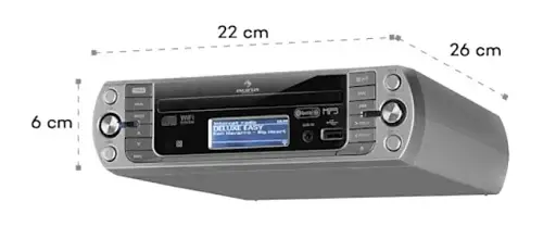 Кухонне интернет - радио auna KR-500 (10031477) - фото 10