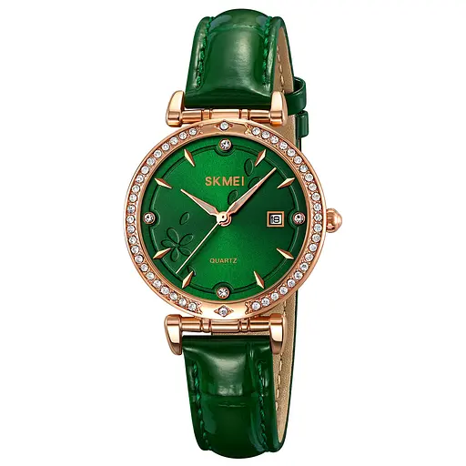 Наручний годинник жіночий 2169RGGN Rose Gold-Green Skmei acs0030202 - фото 1
