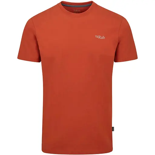 Футболка Rab Basecamp 3 Peak Tee L Orange Red (1033-RB QCC-05-RCY-LRG)