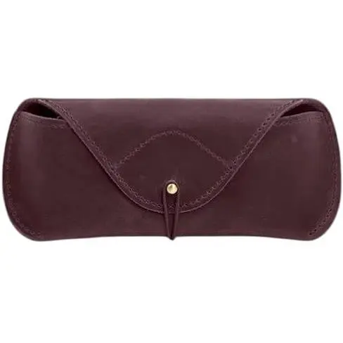 Кожаный чехол для очков BlankNote Crazy Horse с клапаном на резинке  - фото 1