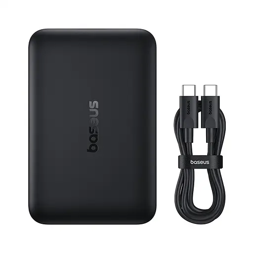 Внешний MagSafe аккумулятор Baseus EnerFill FM11 Ultra-Mini Power Bank 10000mAh 22.5W Black - фото 7