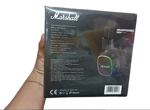 Бездротові блютуз навушники Marshal Major IV Black Black - фото 6