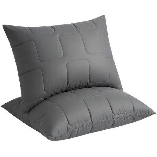 Набор подушек Ideia ManMaker гипоаллергенная с молнией 2 шт. 50х70 см серый (8-36309) - фото 1