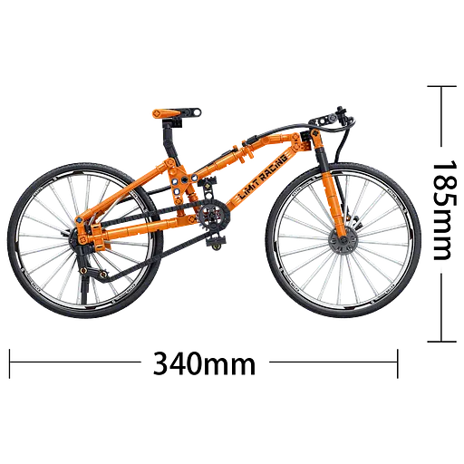 Конструктор велосипед  ZHEGAO DOWNHILL BIKE  швидкісний гірський 253 деталі - фото 4