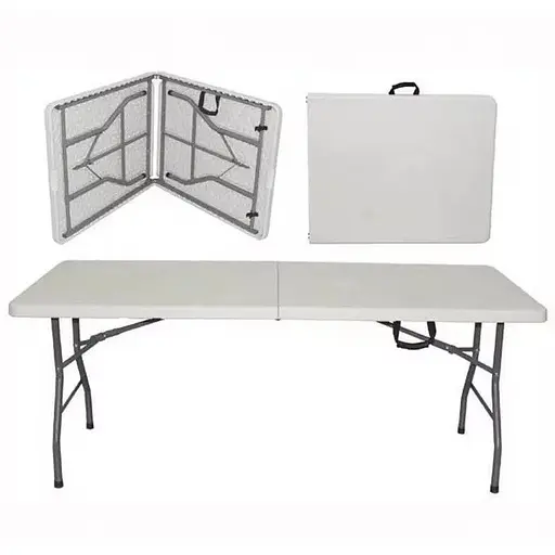 Складной стол SpringFun 180×74 см портативный стол для мероприятий многофункциональный компактный для туризма - фото 1