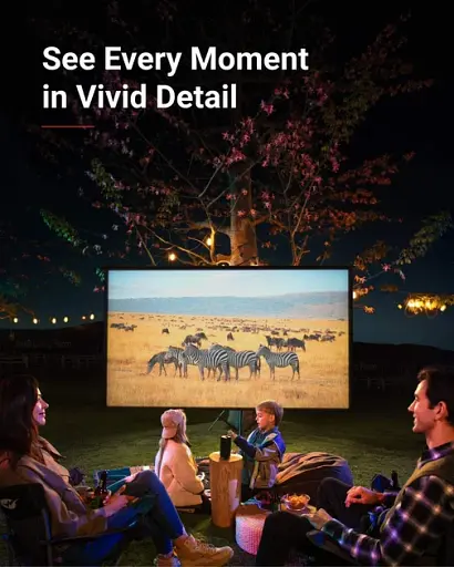 Проектор NEBULA Capsule D4111 від Anker з Wi-Fi Pico/100 ANSI люмен/DLP/360-градусний динамік/екран 2,5 метра для Android 7.1/4 - фото 3