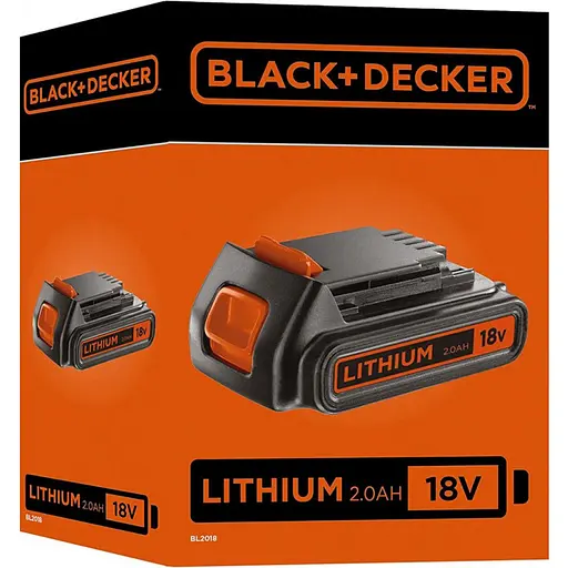 Аккумулятор к электроинструменту Black+Decker BL2018 18В 2Аh [119559] - фото 2