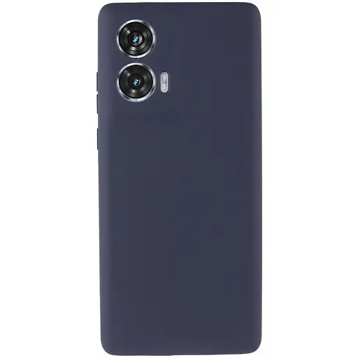Чехол Silicone Cover Lakshmi Full Camera AA для Motorola Edge 50 Синий / Midnight Blue - фото 2