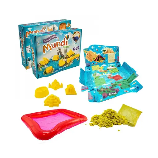 Набір для творчості "Mundi sand" Strateg 39000, 9 формочок - фото 2