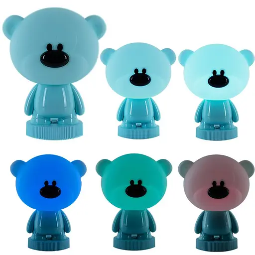 Світильник-нічник Kite LED з акумулятором Bear блакитний (K24-490-2-3) - фото 4