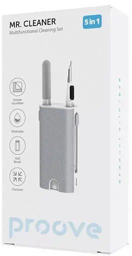 Багатофункціональний набір для чищення Proove Mr. Cleaner 5in1 white - фото 4