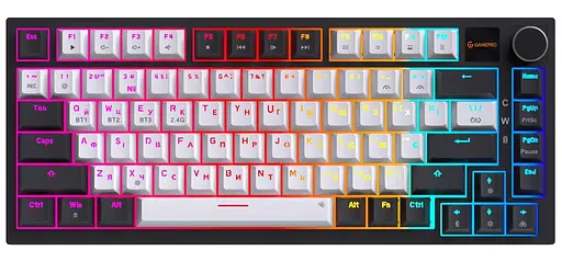 Клавіатура GamePro Asgard Valhalla Pro 75% Rainy switches (MK160W-D-Pro) - фото 1