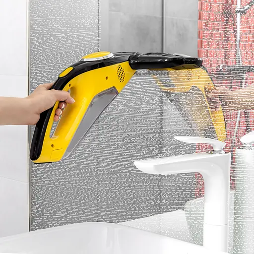 Пылесос беспроводной Sencor влажная уборка автон. работа до 20 мин для мытья окон черно-желтый - фото 9