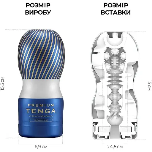 Мастурбатор Tenga Premium Air Flow Cup - фото 2