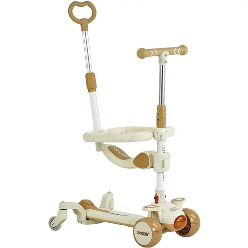 Детский самокат 5 в 1 Skyper J-03100 желтый