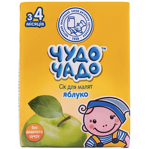 Упаковка сока Чудо-Чадо Яблоко осветленный 3.6 л (200 мл х 18 шт.) - фото 2