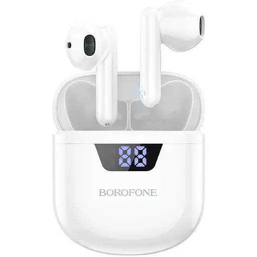 Навушники Borofone BW05 Pure tone true wireless BT headset White