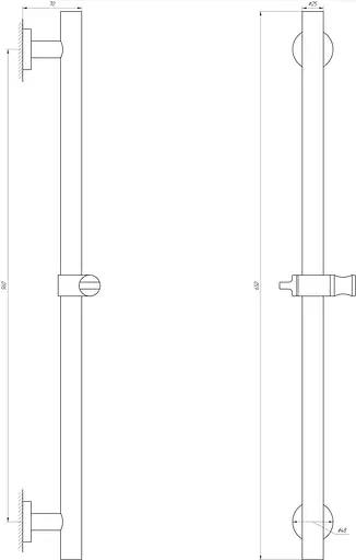 Душова стійка Globus Lux SUS-1106 Нікель - фото 5