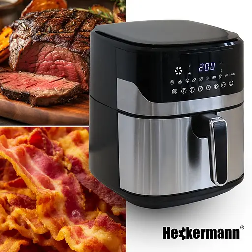 Аэрогриль Аэрофритюрница Heckermann ZHAF-650AD 6,5 л 2000W - фото 5