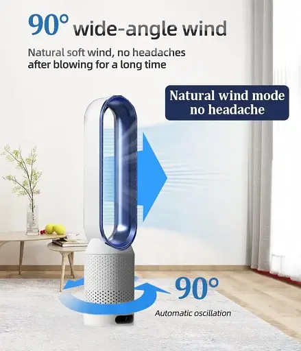 Портативные башенные вентиляторы LGESR для охлаждения спальни - фото 6