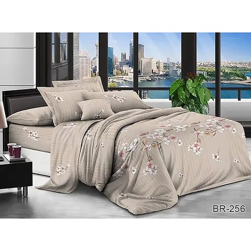 Комплект постельного белья TAG Tekstil 2-спальный 000247787 (BR-256)