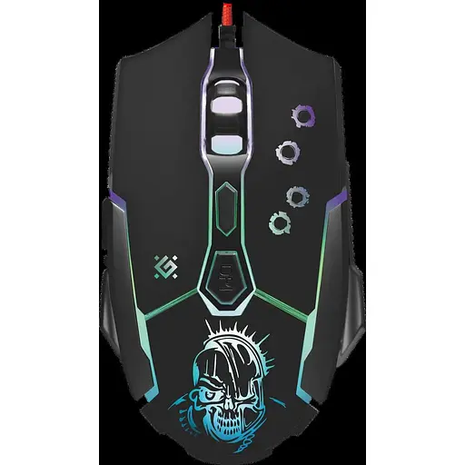 Мышка Defender Killer GM-170LL, 7кн., 3200dpi, (+коврик) черная