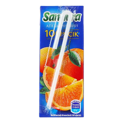 Сок Sandora Апельсиновый неосветленный 200 мл - фото 2