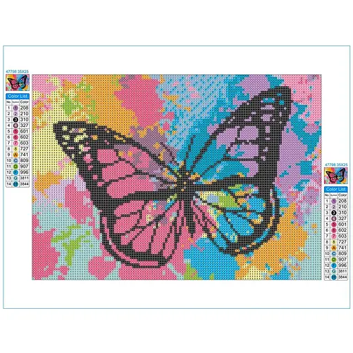 Набір для створення картини Craze Diamondz Метелик зі стразами (47798) - фото 6