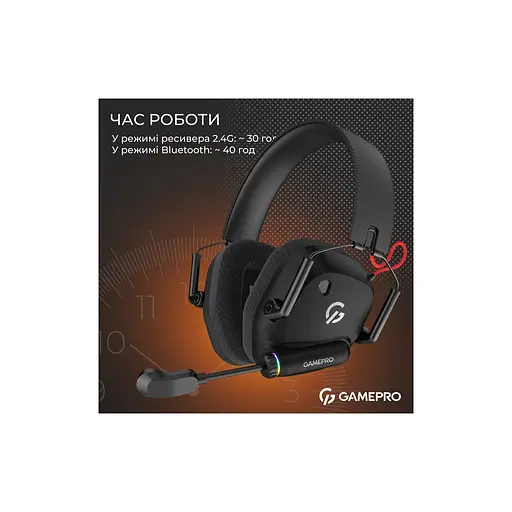 Навушники GamePro Genesis Mercury Pro 3-Mode Black (HSW120B) - фото 10