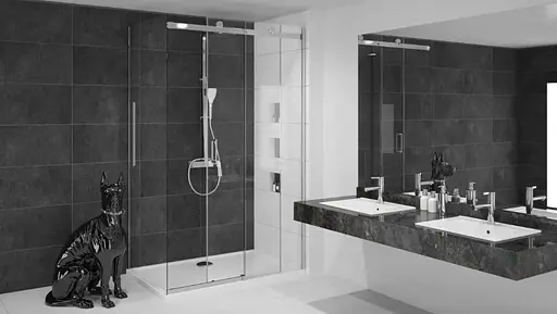 Душевая кабина Rea Nixon 100x140 P chrome REA-K5014 + REA-K5007, Правая, прозрачная, хром - фото 5