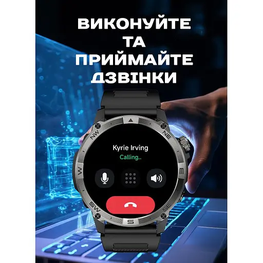Годинник North Edge GPS Smart Titan з компасом - фото 10