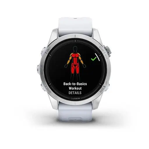 Смарт-часы Garmin Epix Pro Gen 2 42 mm Silver w. Whitestone Band (010-02802-00/01) - фото 3