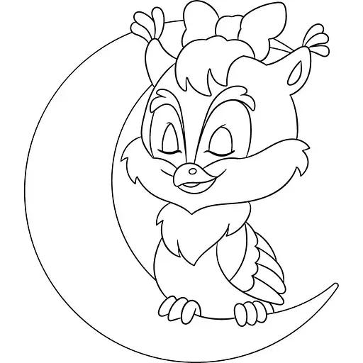 Детская раскраска ArtCraft Совенок 25х30 см (15113-AC) - фото 2