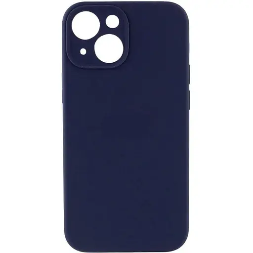 Чохол Silicone Case із захистом камери Full Apple iPhone 15 Dark Blue