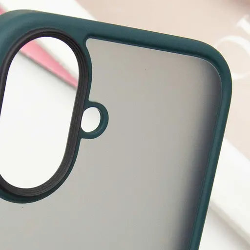 Чохол Epik TPU+PC Metal Buttons для Apple iPhone 16, 6.1 Зелений - фото 5