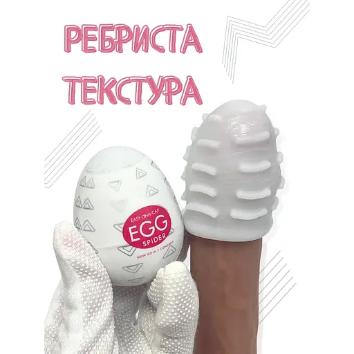 Яйцо-мастурбатор Passion с текстурой розовое (4821002029983) - фото 2