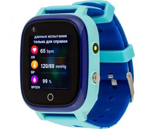 Детские часы-телефон Amigo GO005 Thermometer 4G WI-FI голубые - фото 3