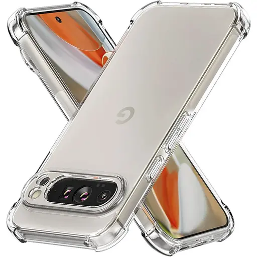 TPU чохол Getman Ease logo посилені кути Full Camera для Google Pixel 9 Безбарвний (прозорий) - фото 2