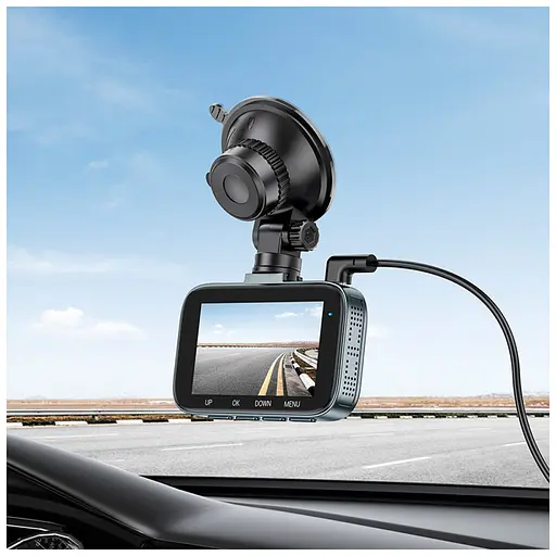 Відеореєстратор HOCO DV5 Driving recorder with 3-inch display (6942007619738) - фото 8