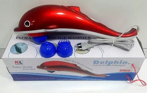 Ручний масажер Дельфін для тіла Dolphin Massager для схуднення масажу шиї - фото 3