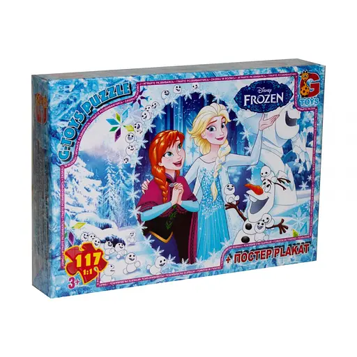 Пазлы G-Toys Frozen, 117 элементов, FR007